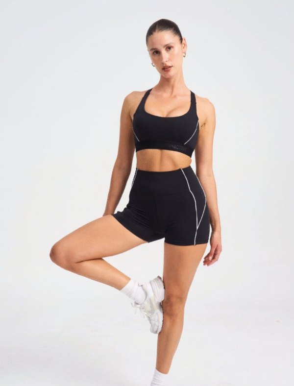 Compression Shorts – Black-Star Edition (Adult)