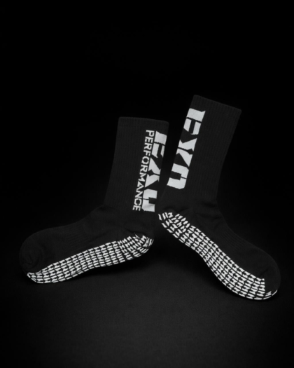 Black Adult Grip Socks