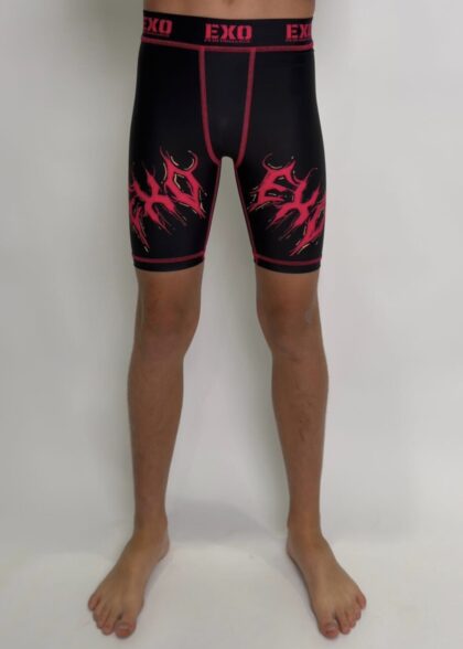 Black Venom Compression Shorts | Youth