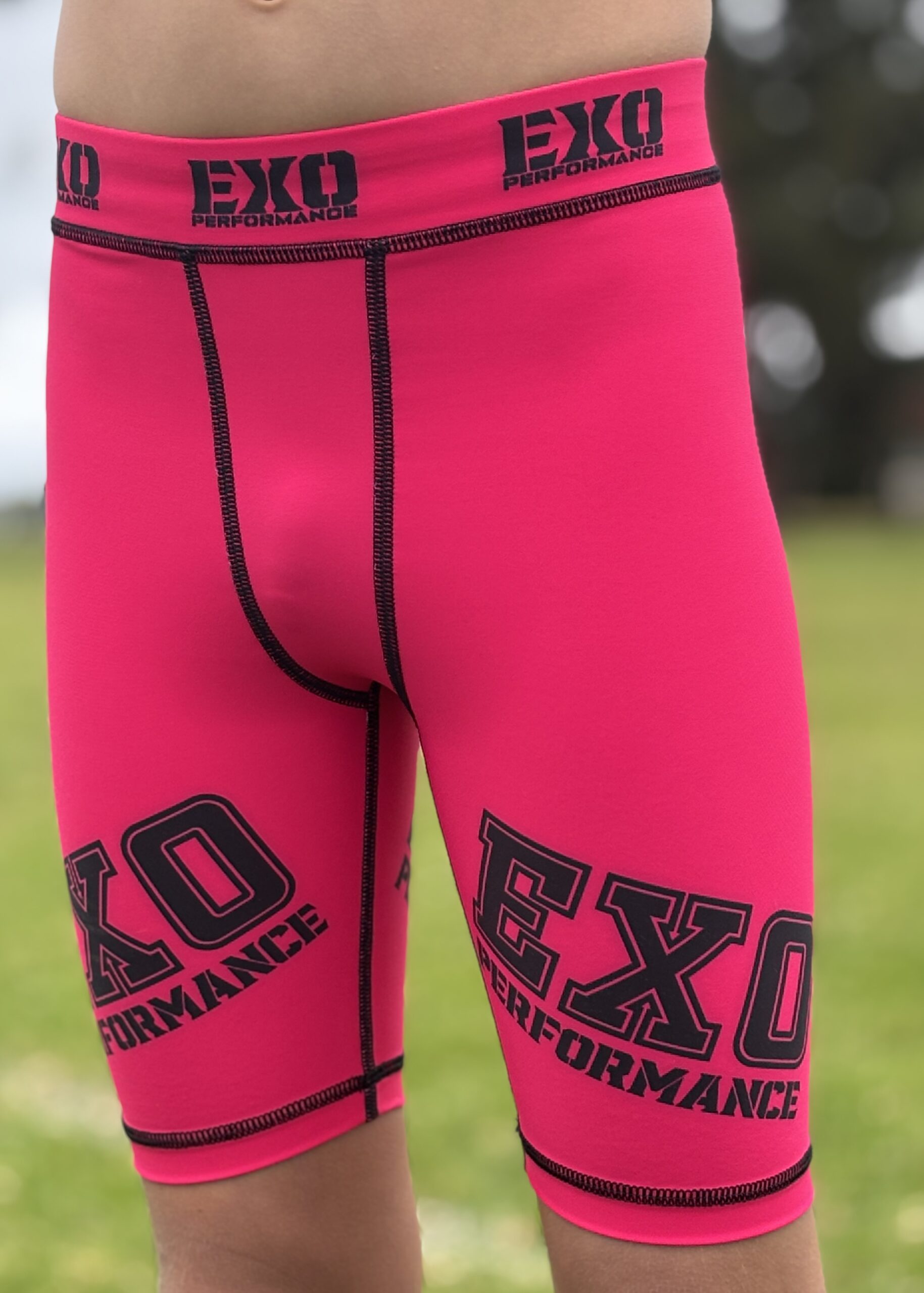 Pink Lemonade Compression Shorts | Youth - Image 3